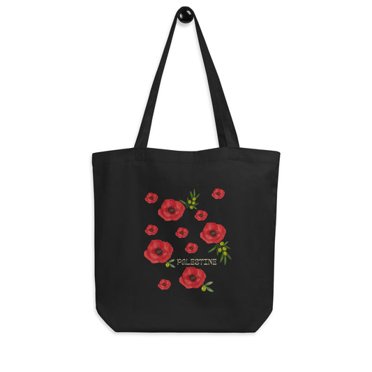 Poppy Flower Tote Bag