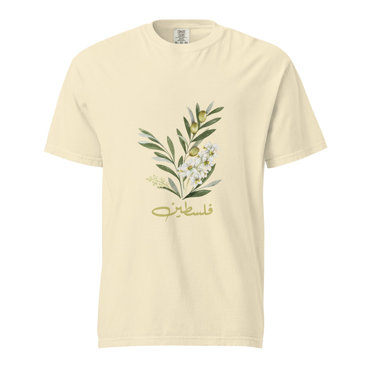 Adult Palestine Olive Graphic T-Shirt