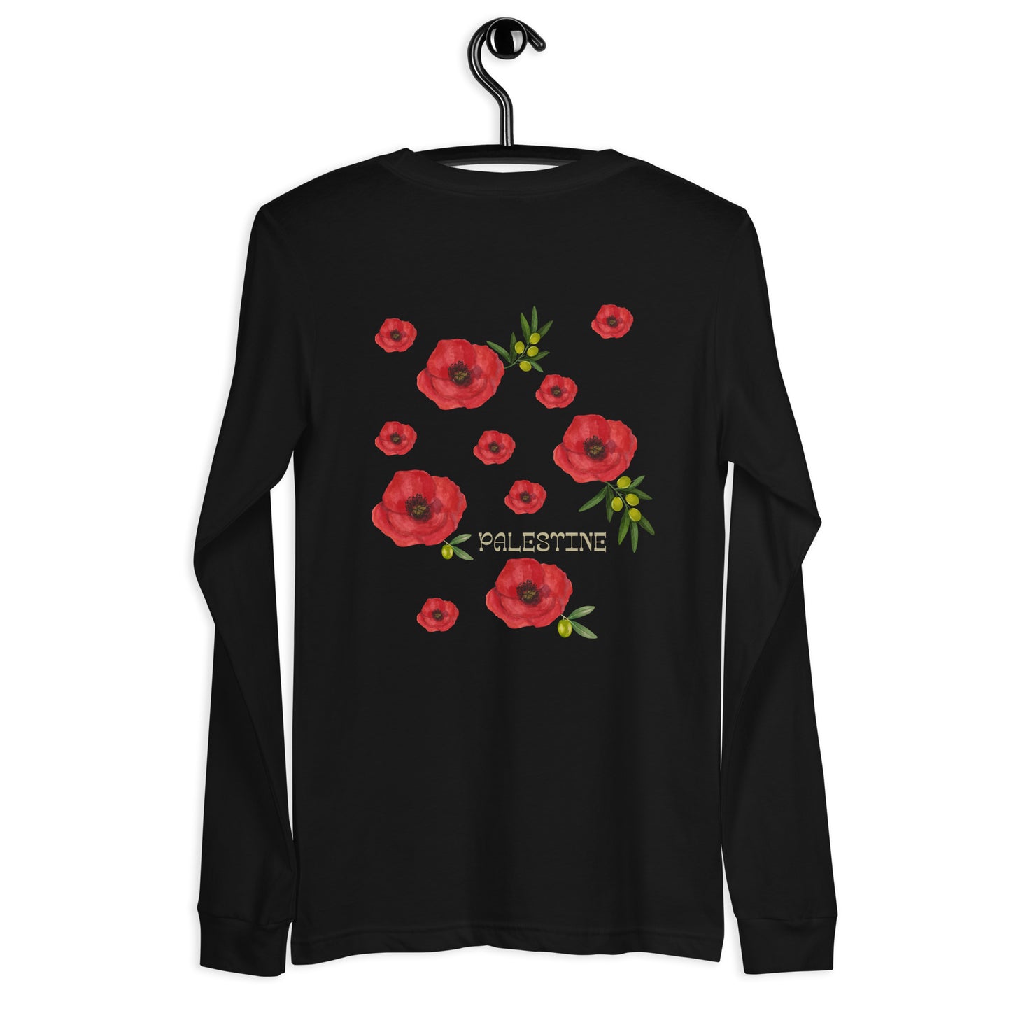 Poppy Flower Unisex Long Sleeve Tee