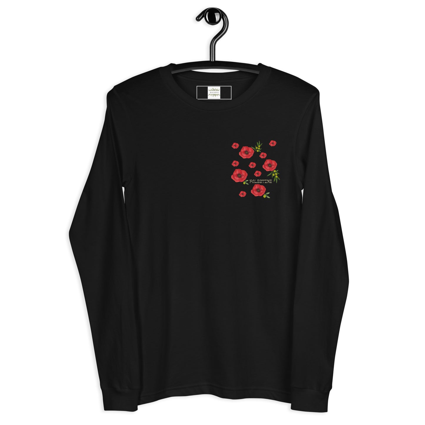 Poppy Flower Unisex Long Sleeve Tee