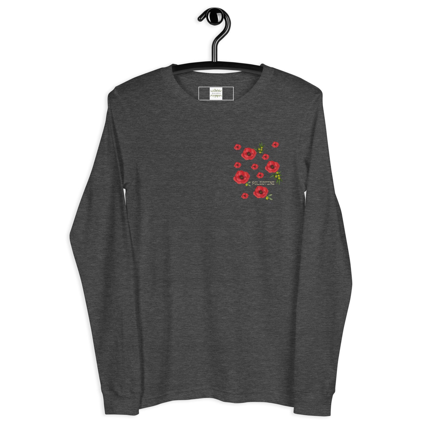 Poppy Flower Unisex Long Sleeve Tee