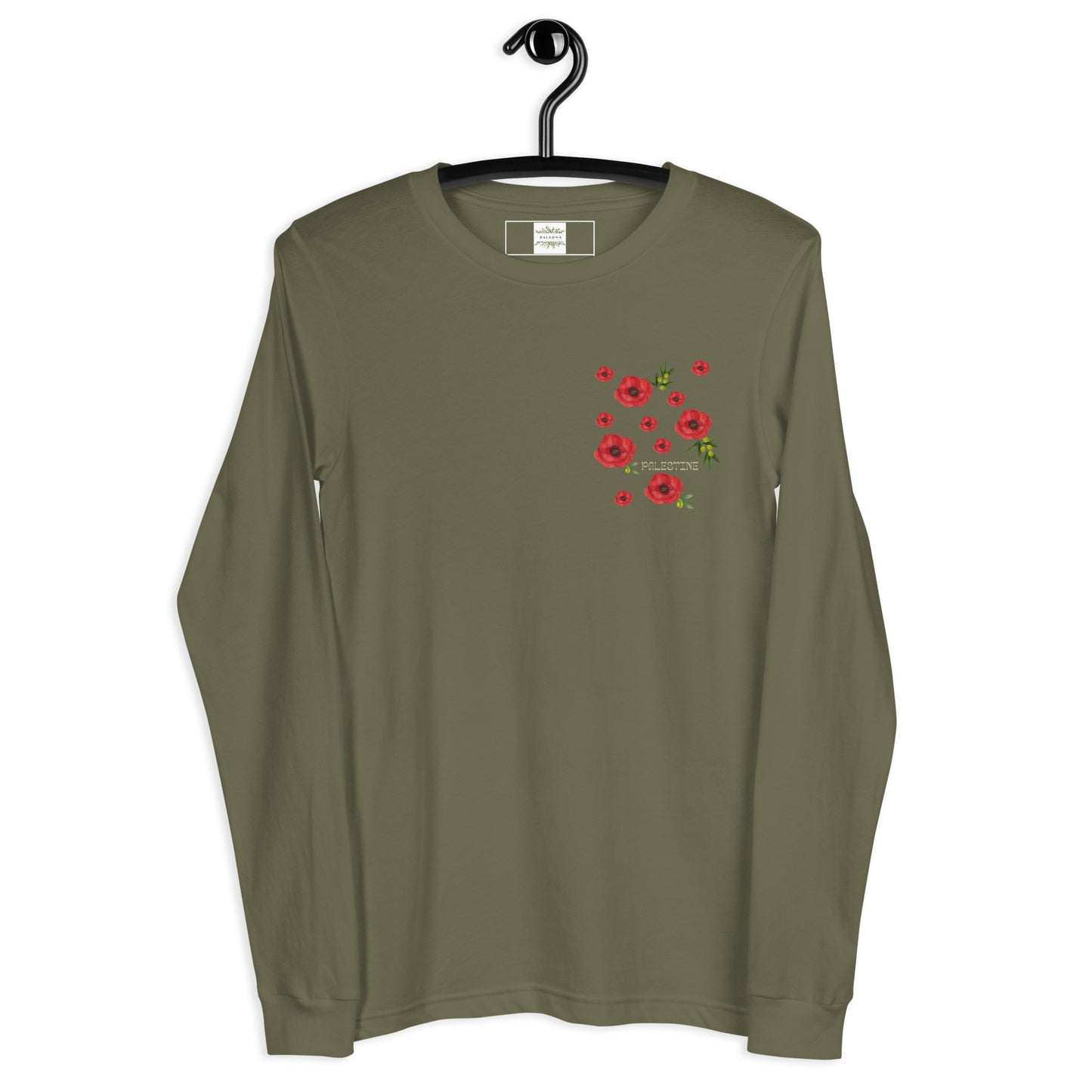 Poppy Flower Unisex Long Sleeve Tee