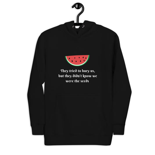 Watermelon Seeds Palestine Unisex Hoodie