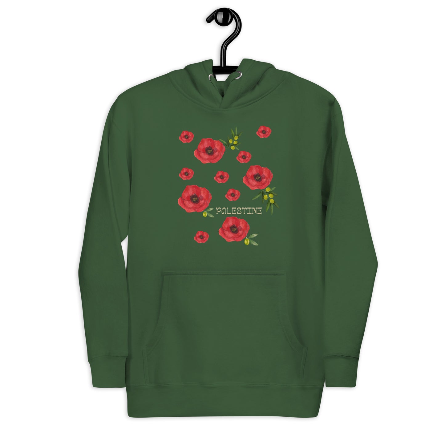 Poppy Flower Unisex Hoodie