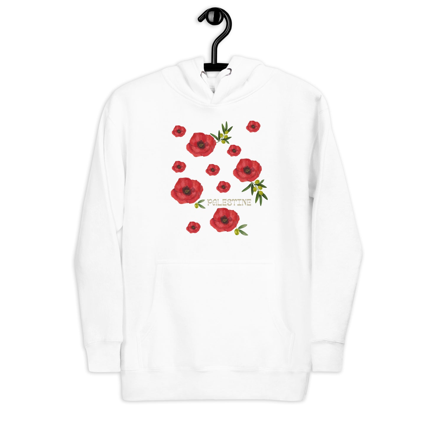 Poppy Flower Unisex Hoodie