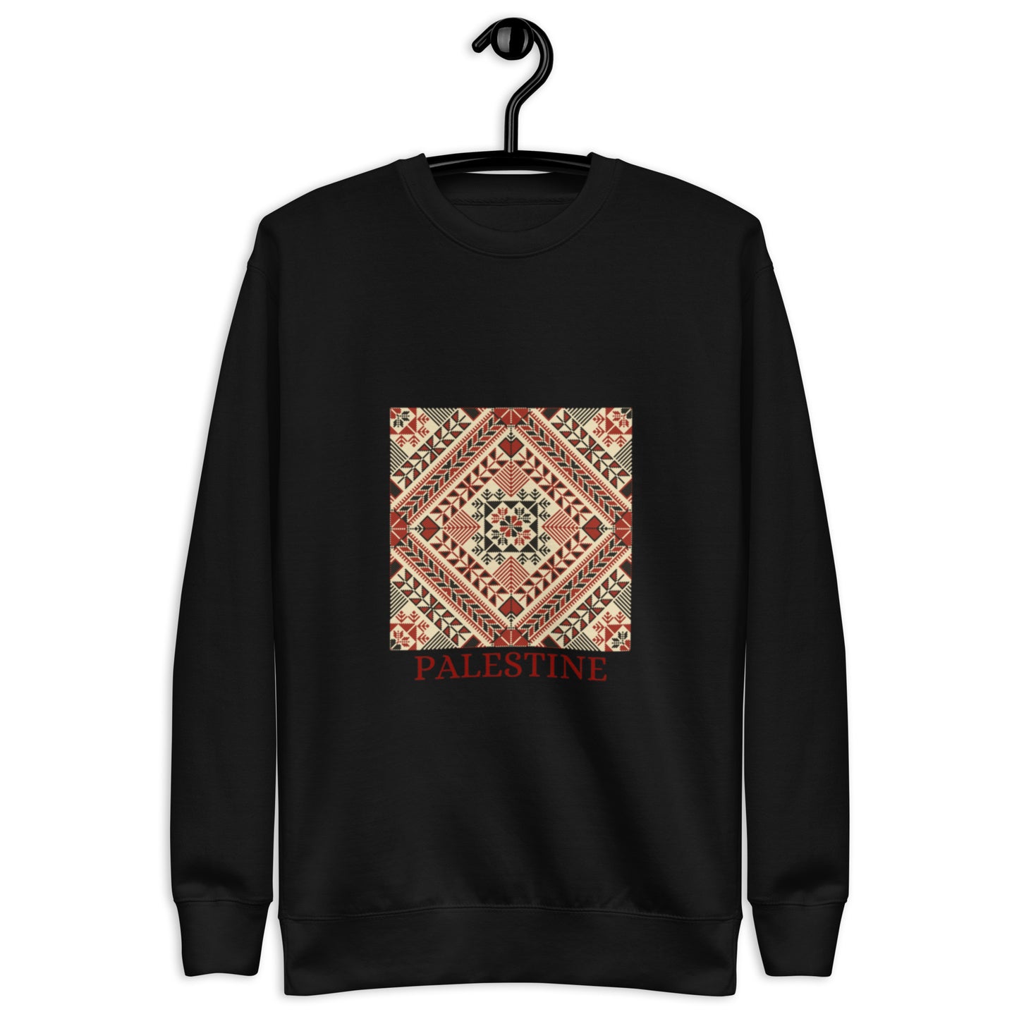 Red Tatreez Sweatshirt