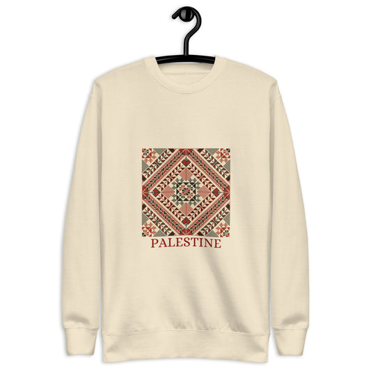 Red Tatreez Sweatshirt