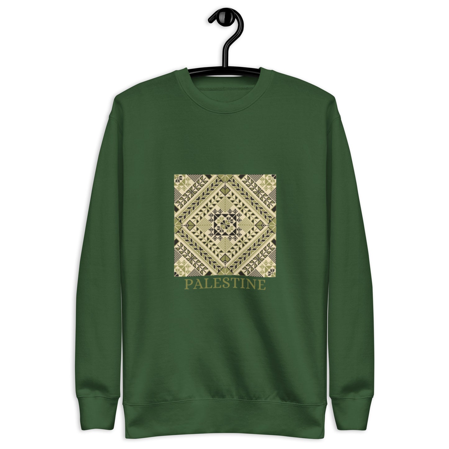 Green Tatreez Sweatshirt